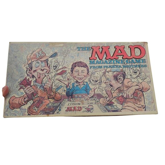 The Mad Magazine Game Vintage 1979 Board Game Parker Brothers Complete? - Picture 1 of 12